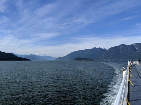 Fähre von Horseshoebay nach Nanaimo Vancouver Island